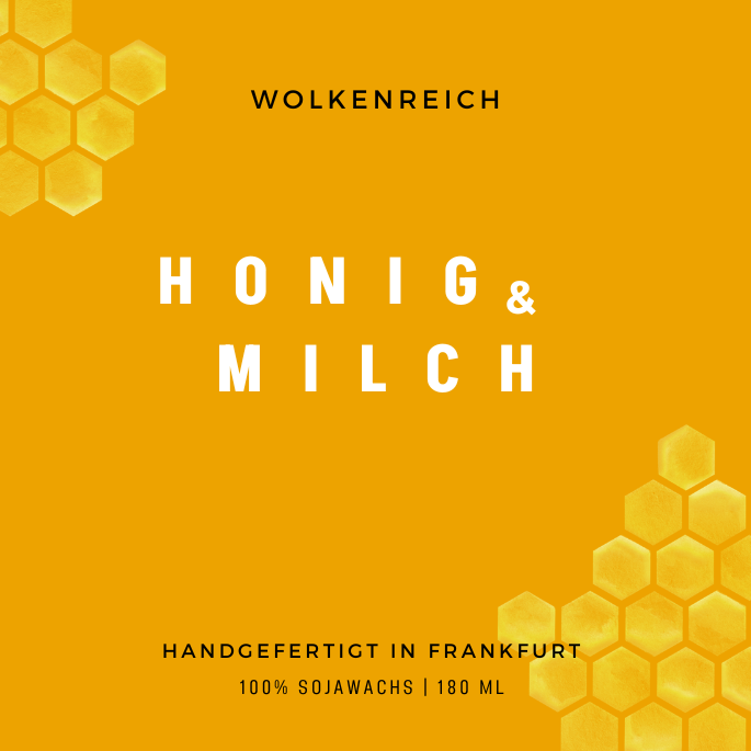 Honig & Milch | Duftkerze, Sojawachs