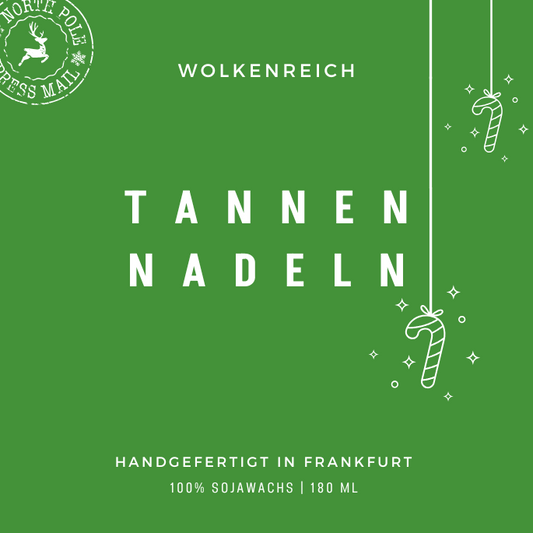 frische Tannennadeln | Duftkerze, Sojawachs