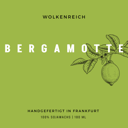 Bergamotte | Duftkerze, Sojawachs