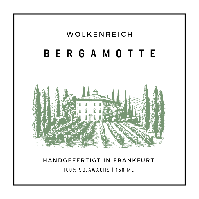 Bergamotte | Duftkerze, Sojawachs