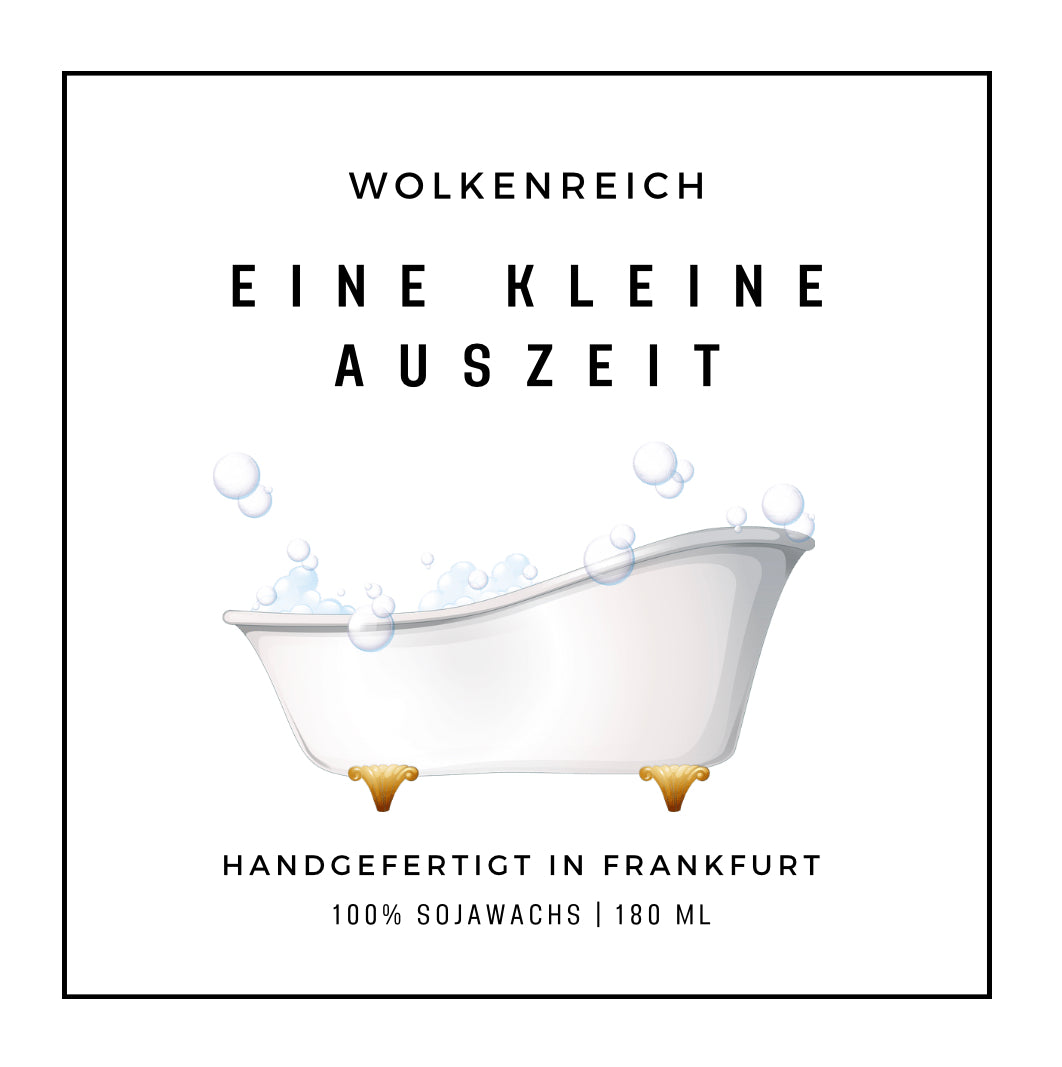 Eine kleine Auszeit | Duftkerze, Sojawachs