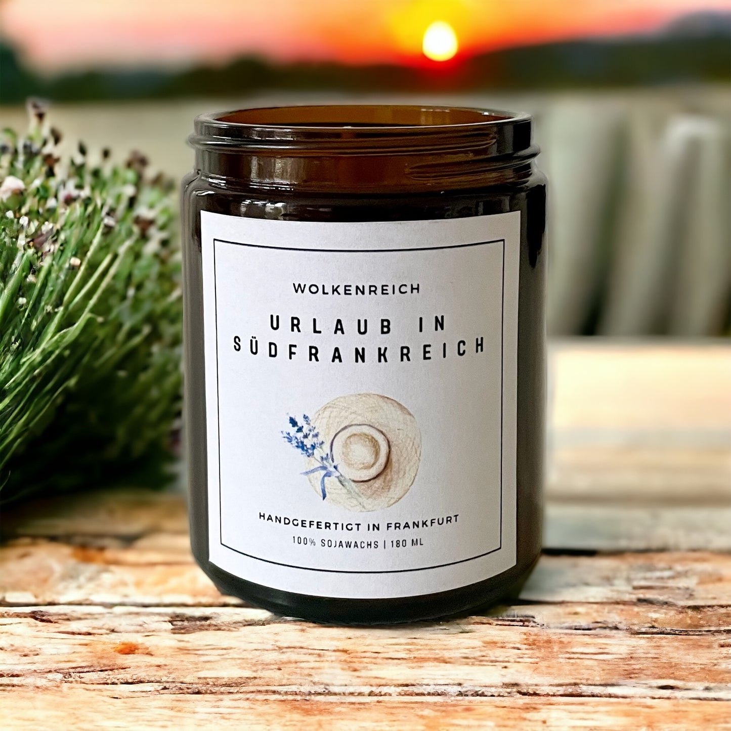 Urlaub in Südfrankreich | Lavendel | Duftkerze, Sojawachs