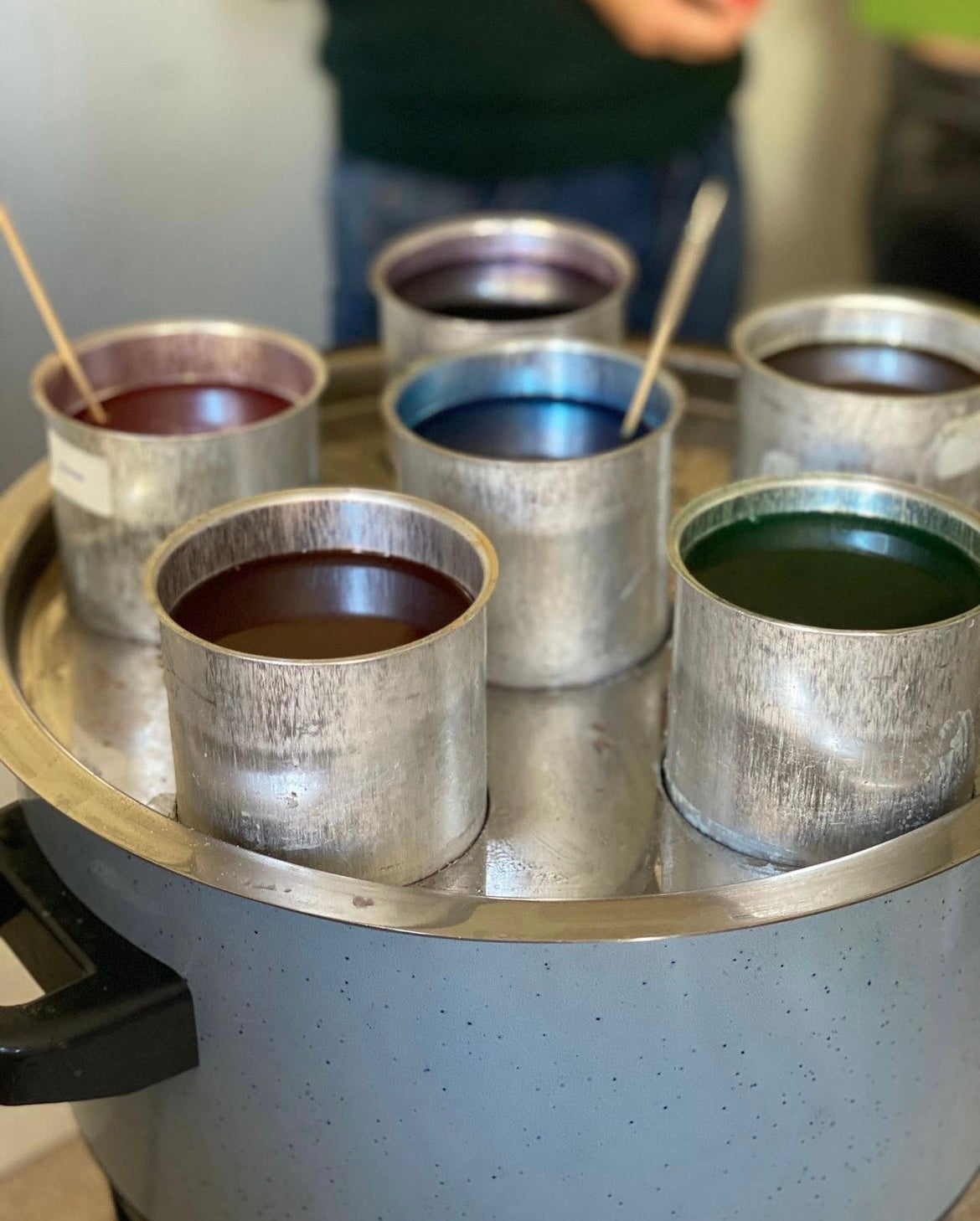 Dip Dye Workshop Weihnachten | Kerzen dippen | Kreativzeit Firmenevent