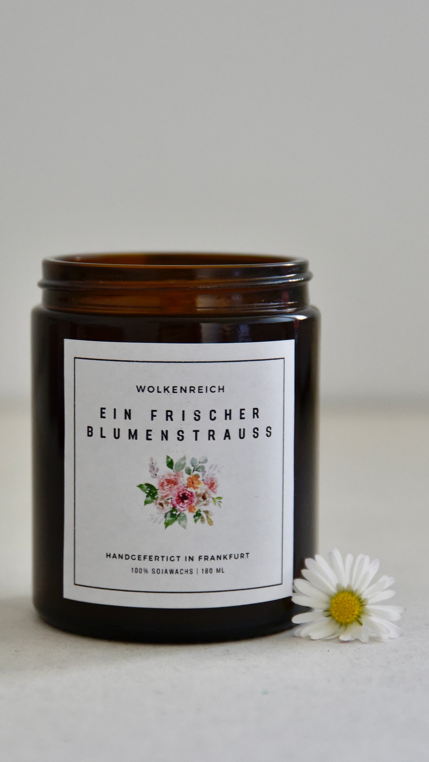 Ein frischer Blumenstrauß | Duftkerze, Sojawachs