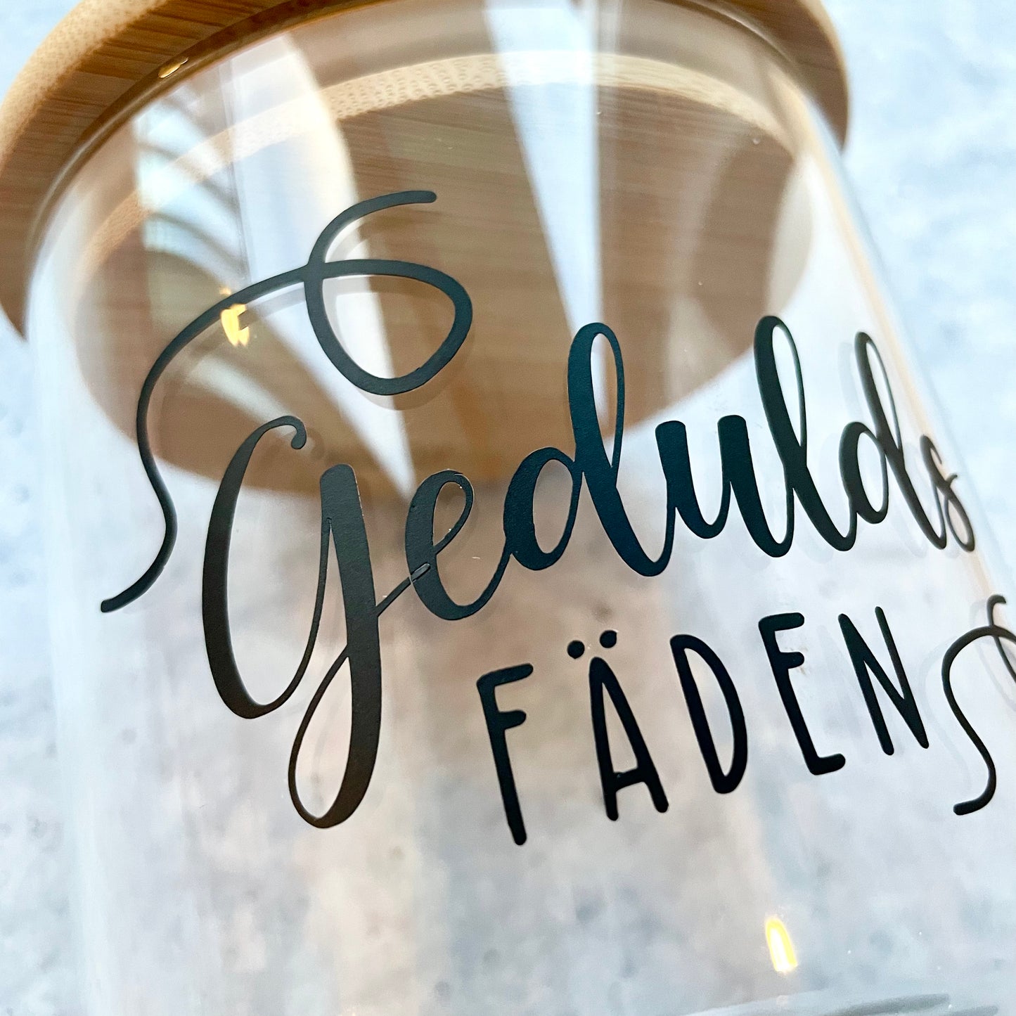Aufkleber Geduldsfaden | 2er Set