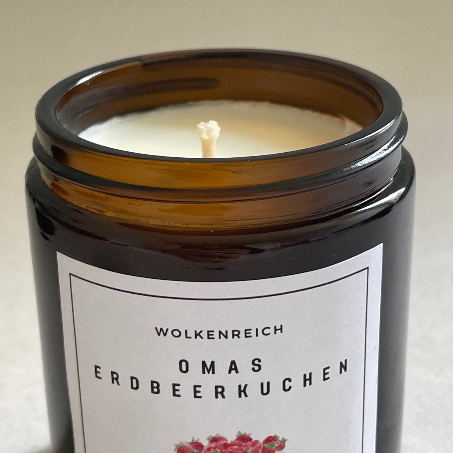 Omas Erdbeerkuchen | Duftkerze, Sojawachs