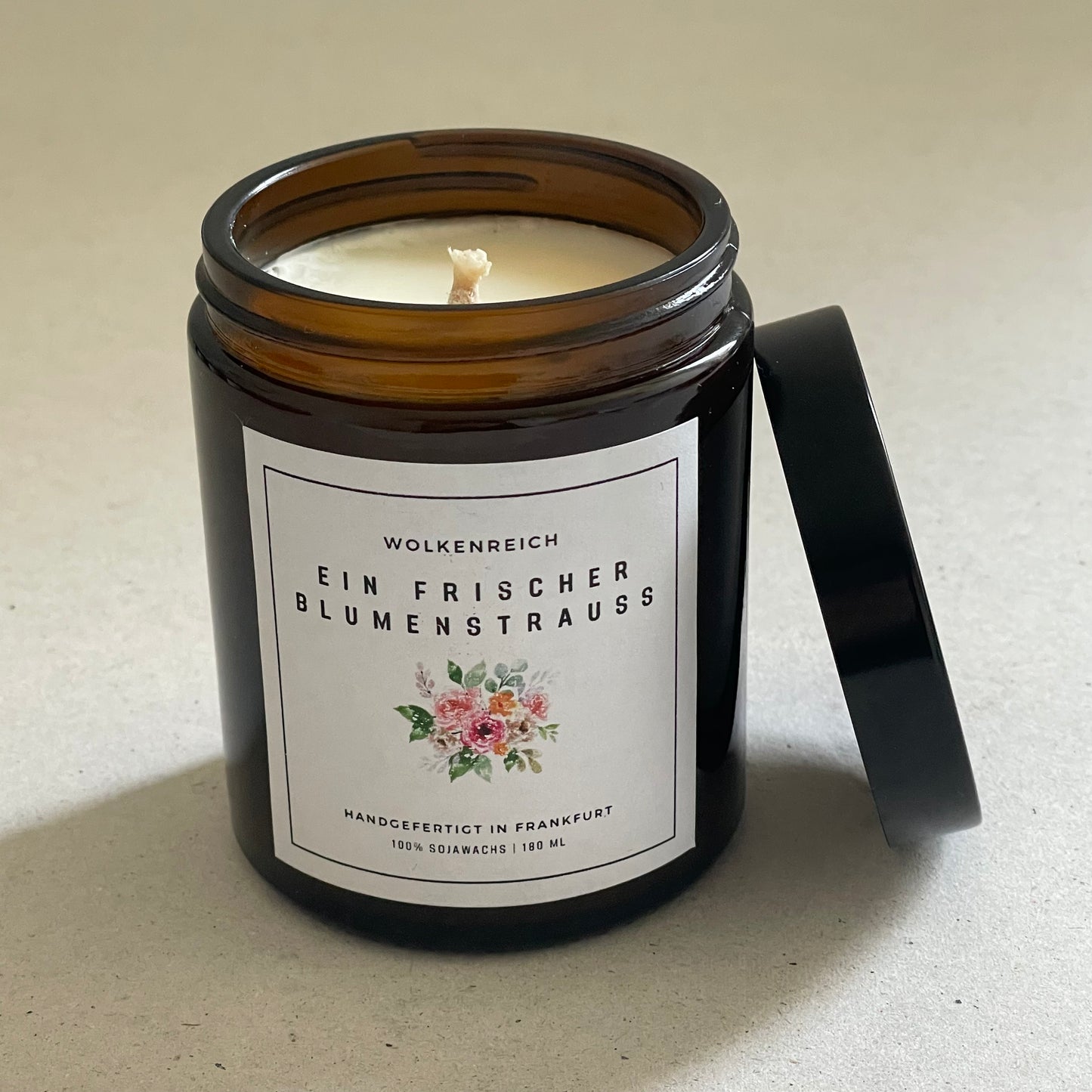Ein frischer Blumenstrauß | Duftkerze, Sojawachs