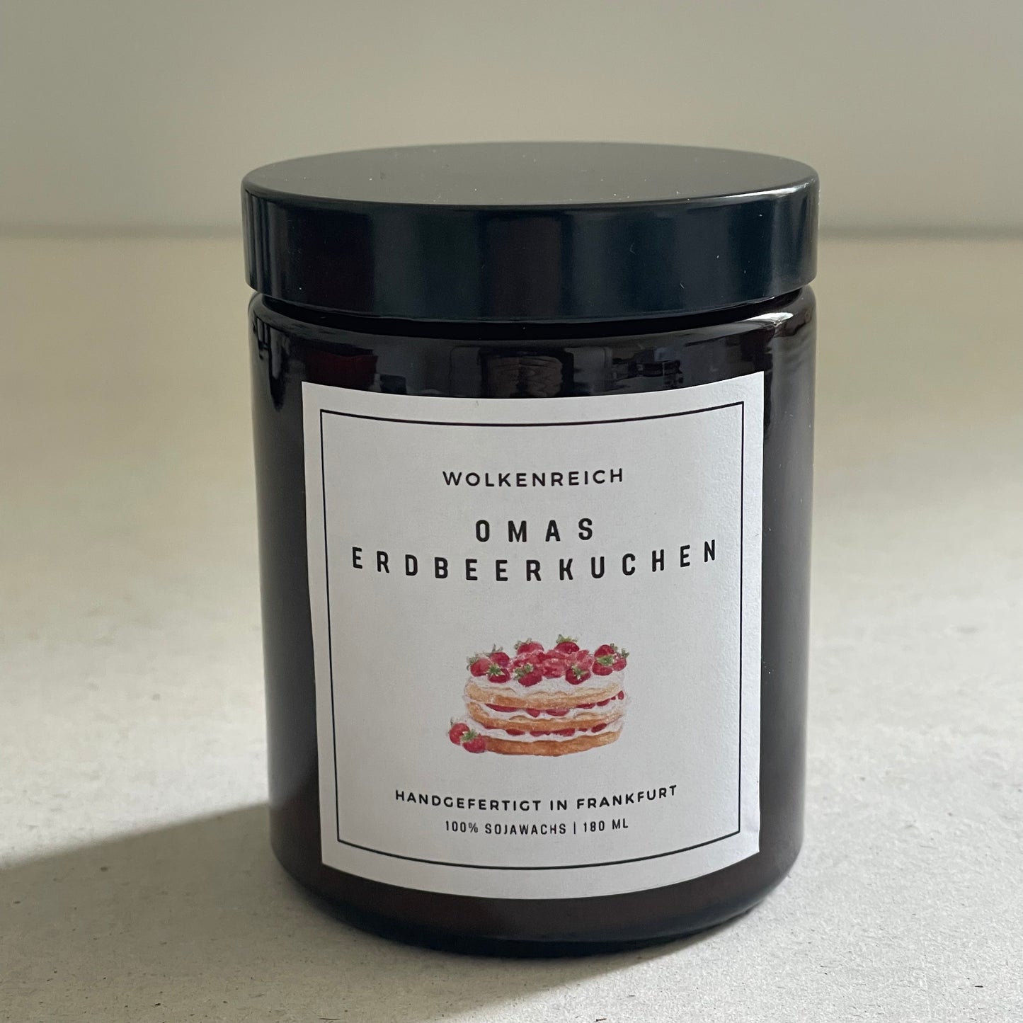Omas Erdbeerkuchen | Duftkerze, Sojawachs