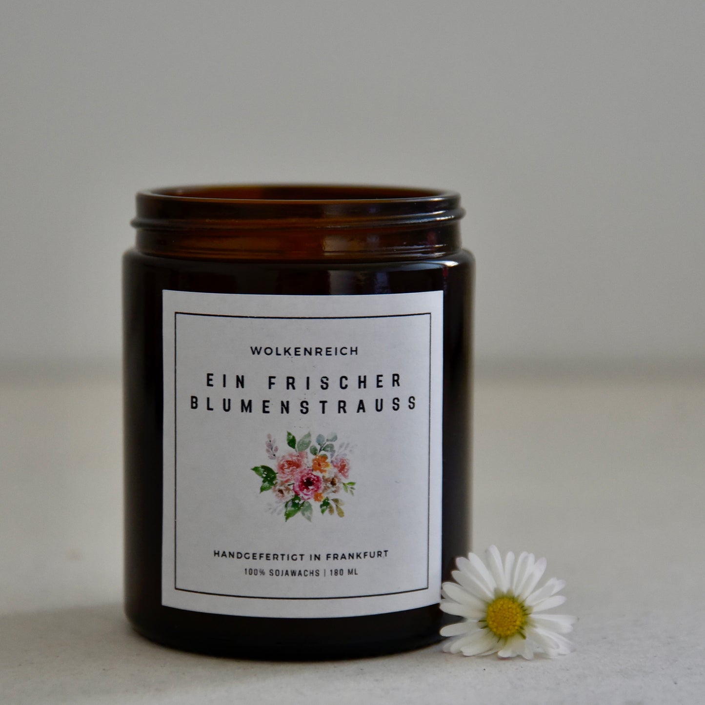 Ein frischer Blumenstrauß | Duftkerze, Sojawachs