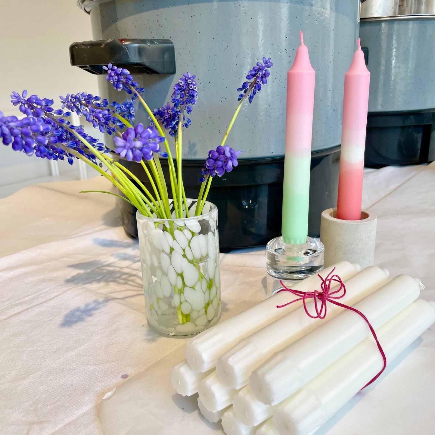 Dip Dye Workshop Weihnachten | Kerzen dippen | Kreativzeit Firmenevent