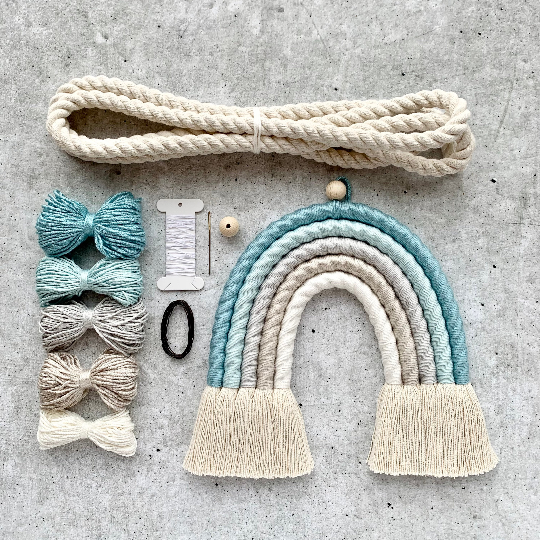 DIY Regenbogen Kit "Mint-Blau"