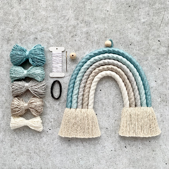 DIY Regenbogen Kit "Mint-Blau"