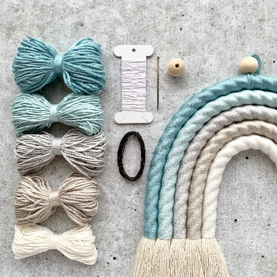 DIY Regenbogen Kit "Mint-Blau"