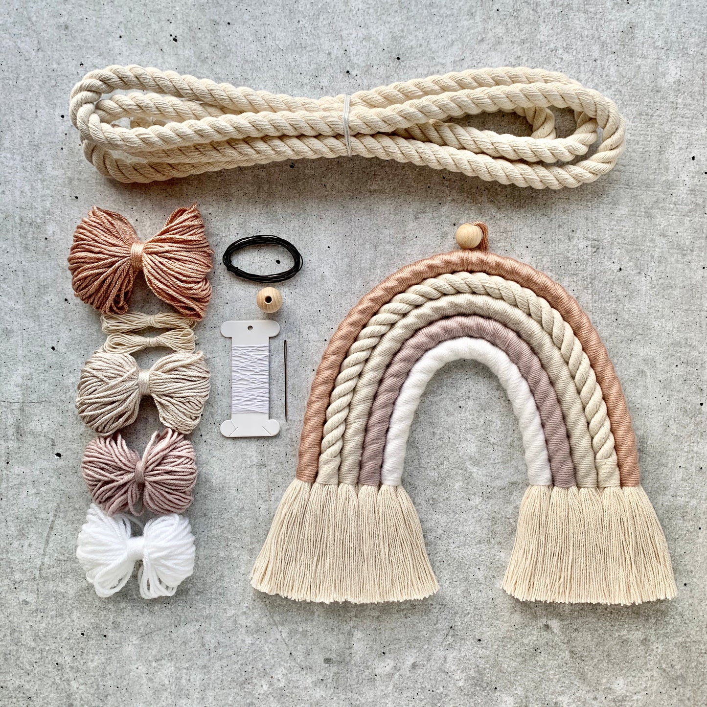 DIY Regenbogen Kit - Altrosa-Boho