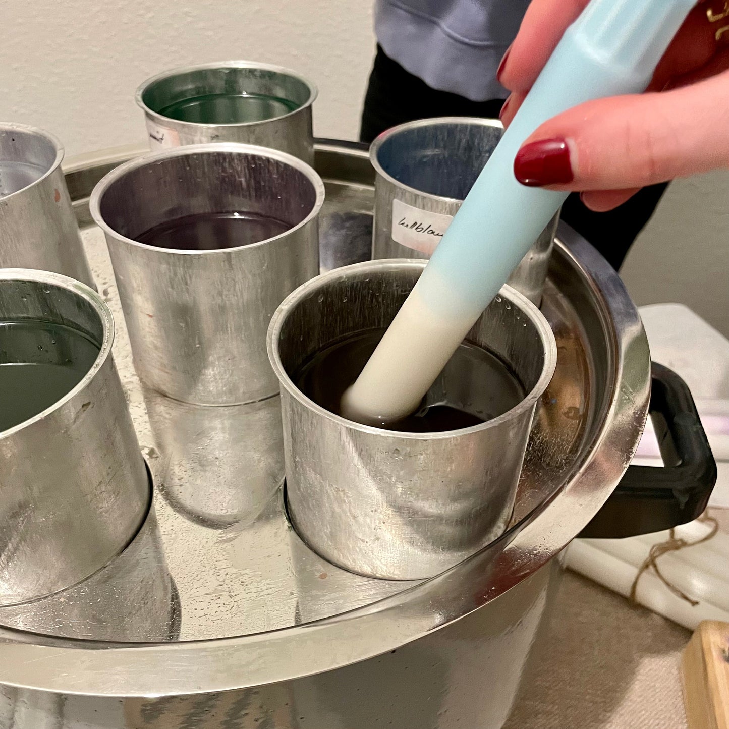 Dip Dye Workshop Weihnachten | Kerzen dippen | Kreativzeit Firmenevent