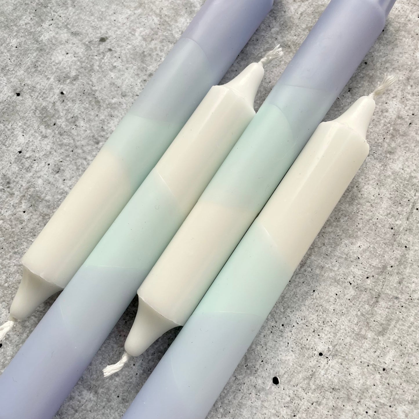 Dip Dye Kerzen | Provence | 4er Set