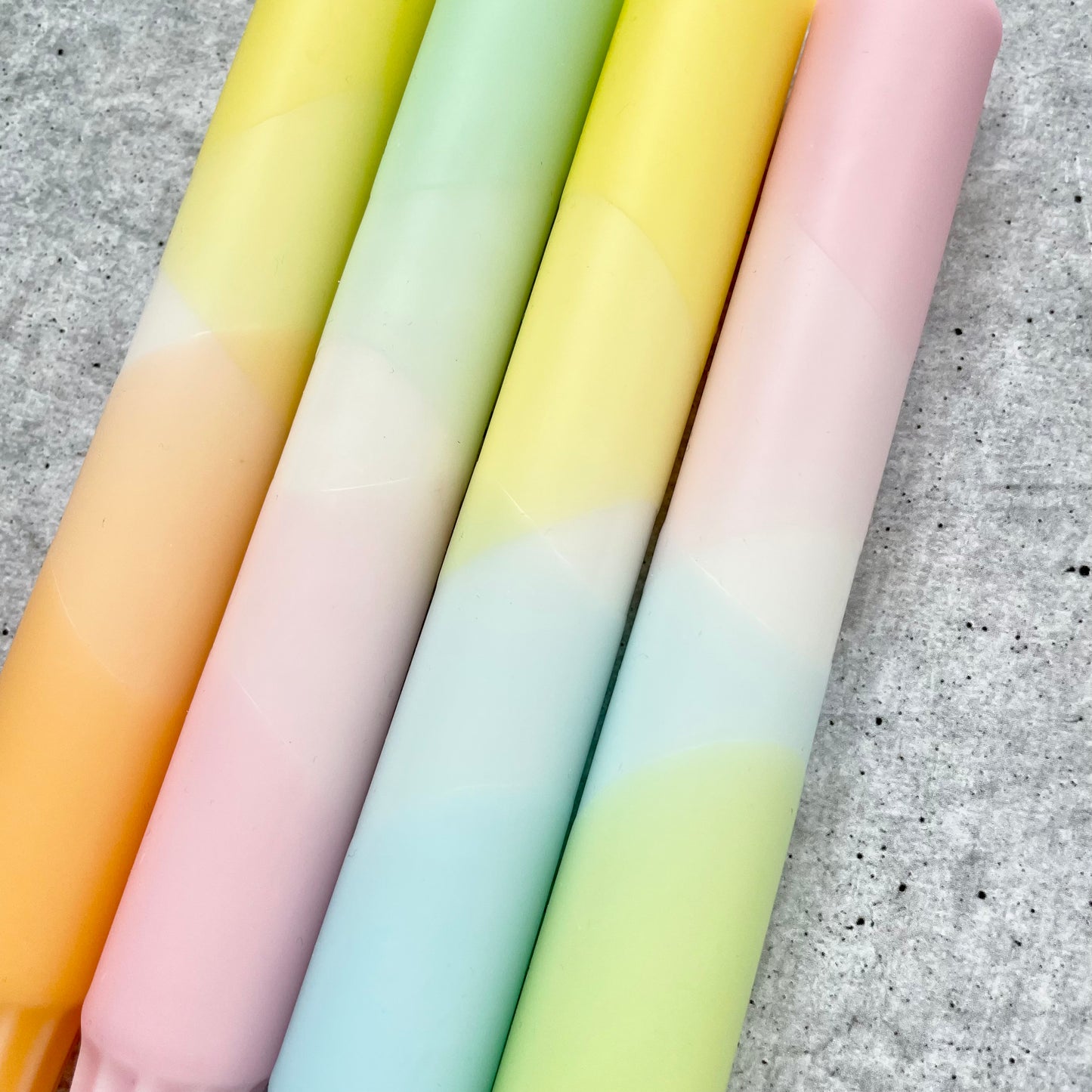 Dip Dye Kerzen | Pastellmix 2 | 4er Set