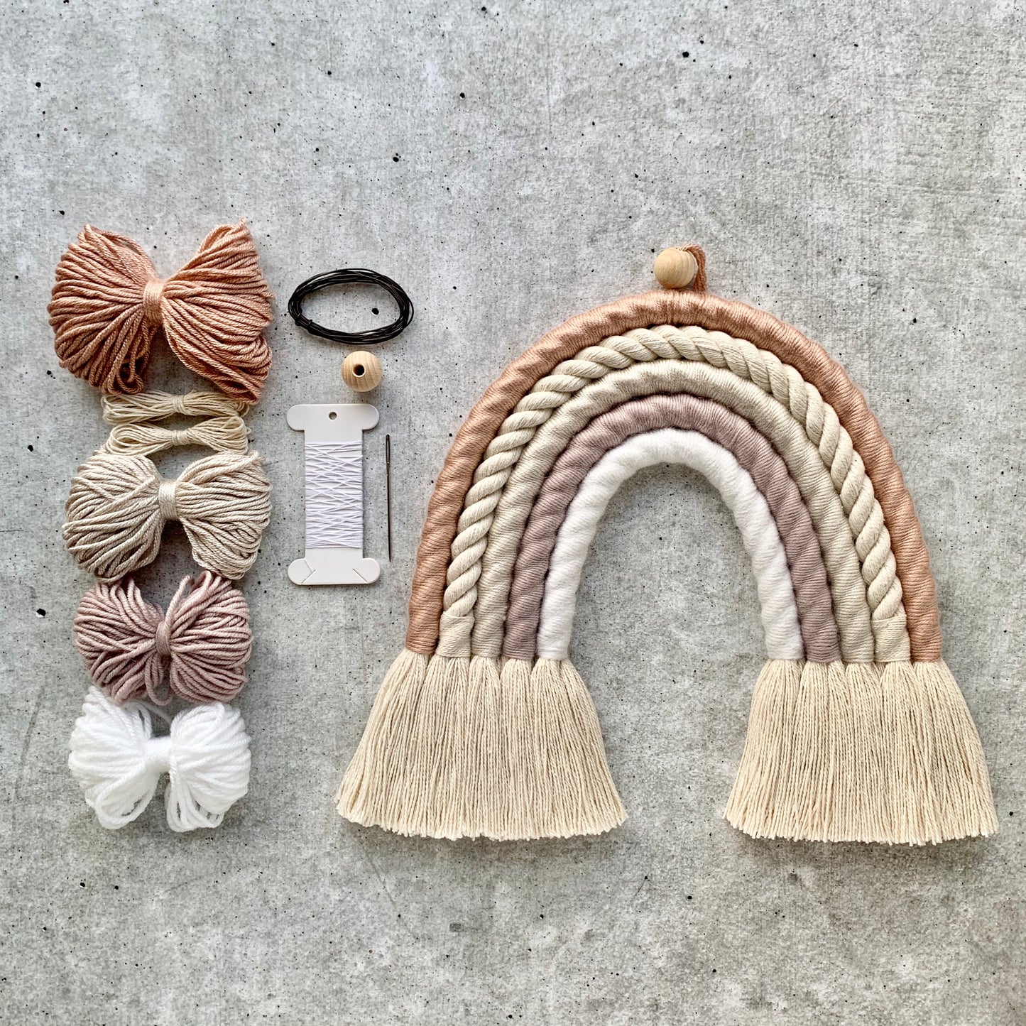 DIY Regenbogen Kit - Altrosa-Boho