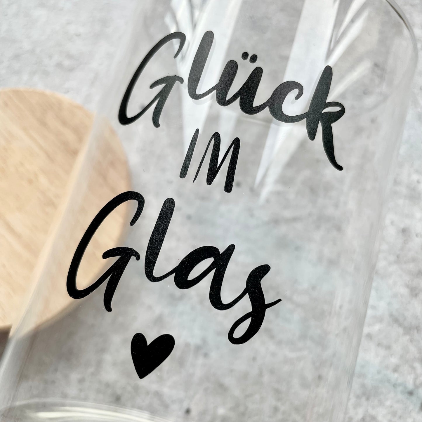 Aufkleber Glück im Glas | 2er Set