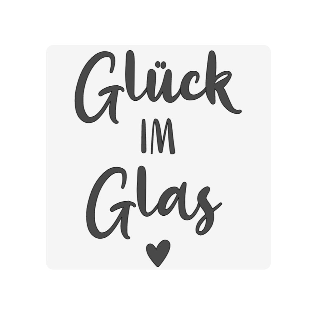 Aufkleber Glück im Glas | 2er Set