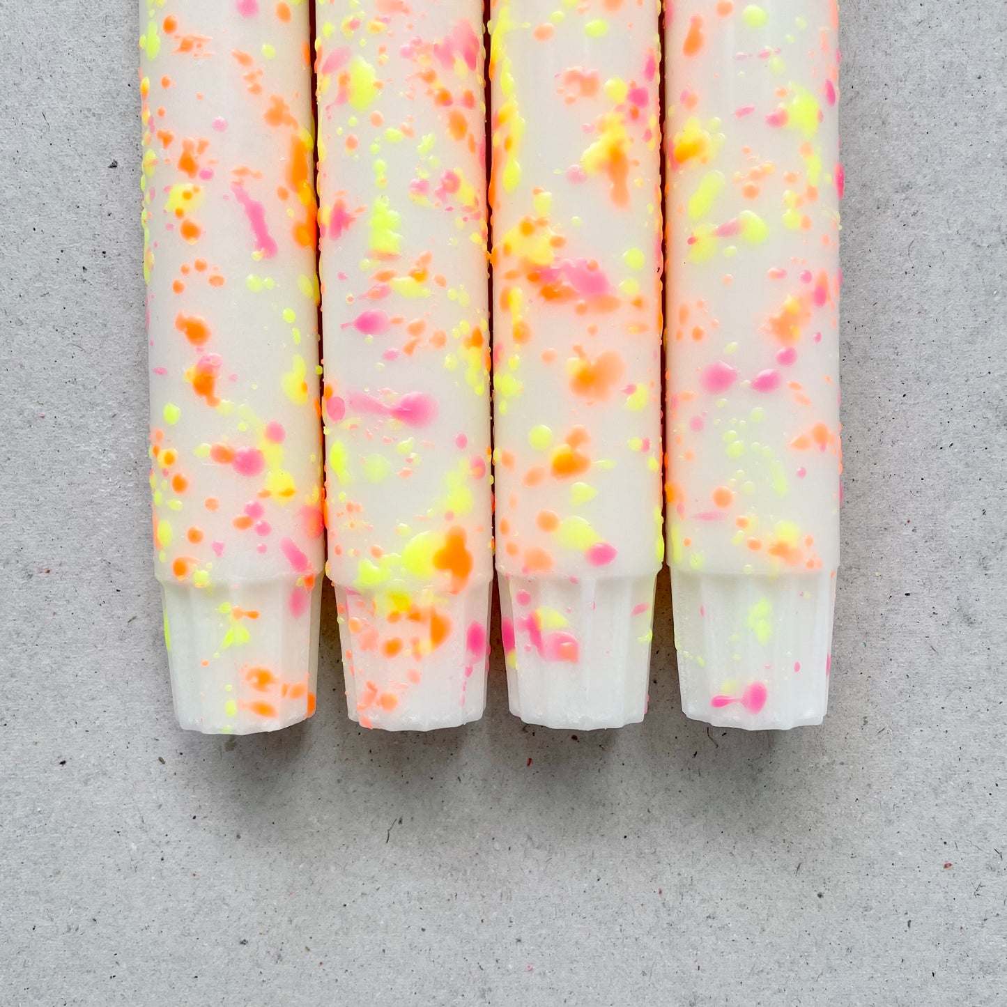 Konfettikerzen Neon | 4er Set