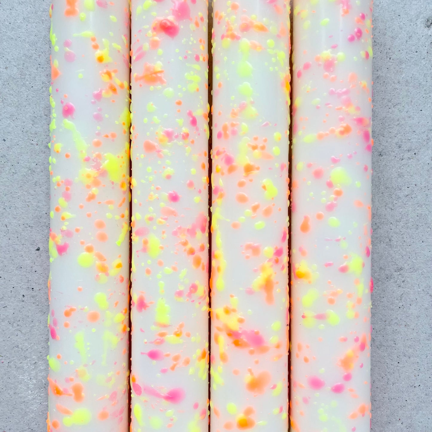 Konfettikerzen Neon | 4er Set