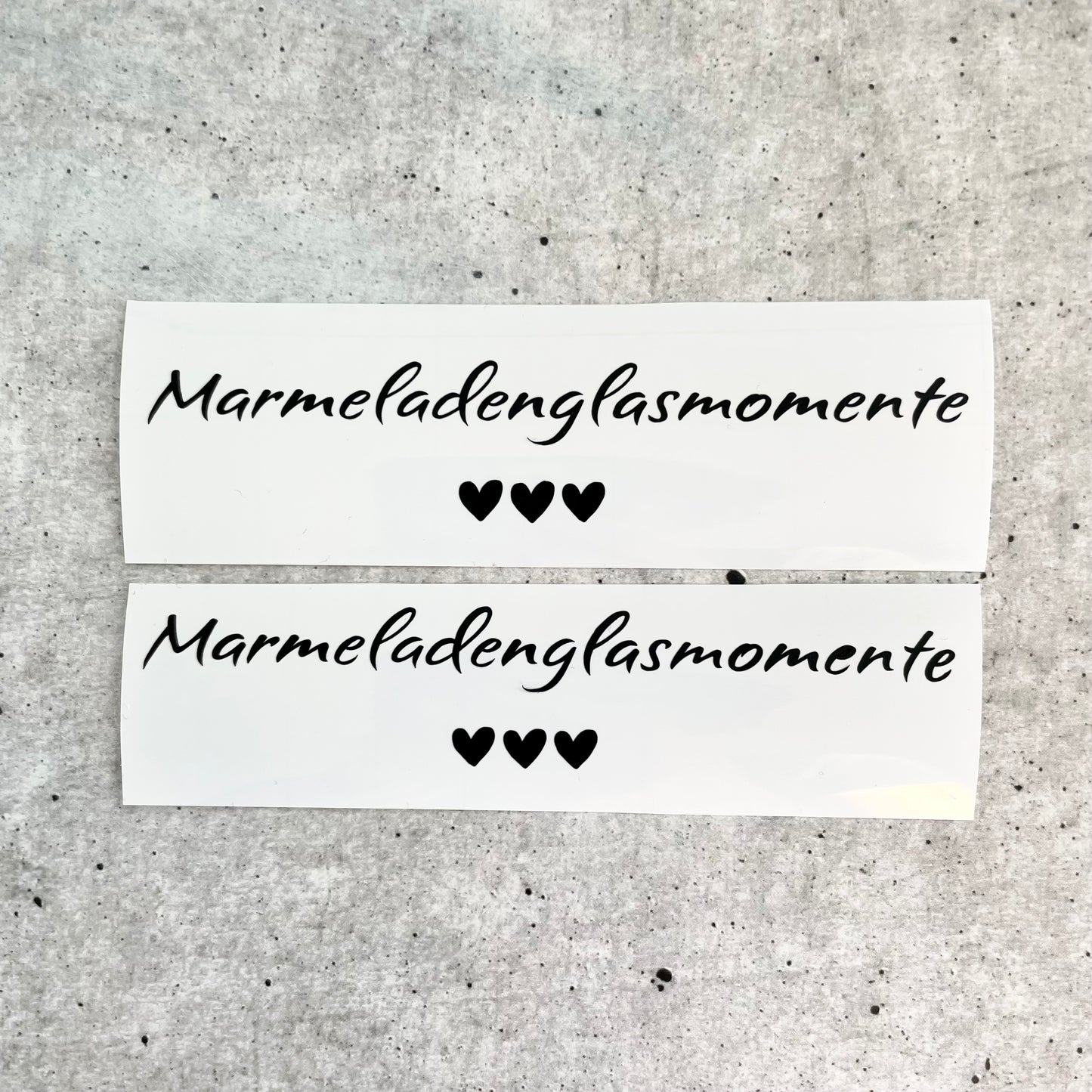 Aufkleber Marmeladenglasmomente | 2er Set