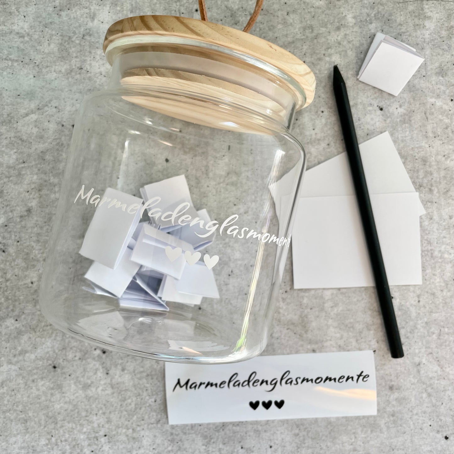 Aufkleber Marmeladenglasmomente | 2er Set