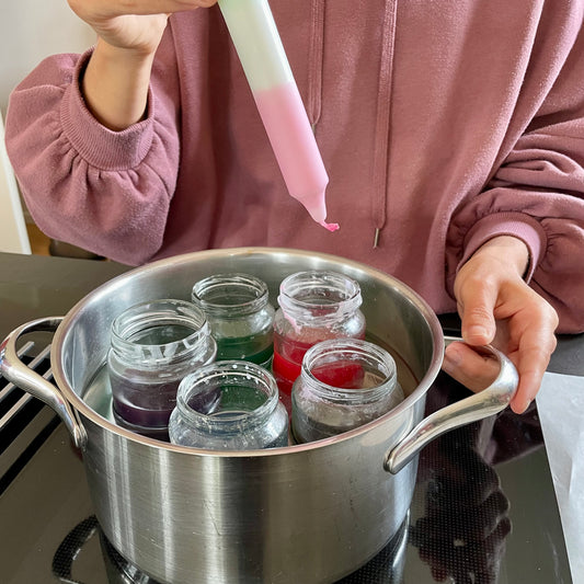 DIY Kit | Dip Dye Kerzen | Kerzen selber machen
