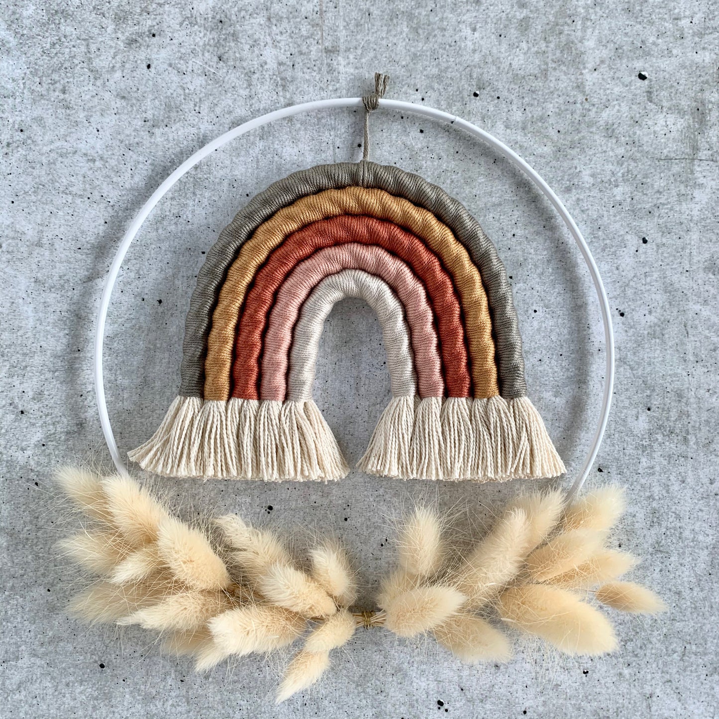 pdf Bastelanleitung | Makramee Regenbogen | Online Produkt