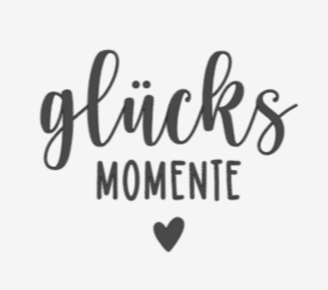 Aufkleber Glücksmomente Herz | 2er Set