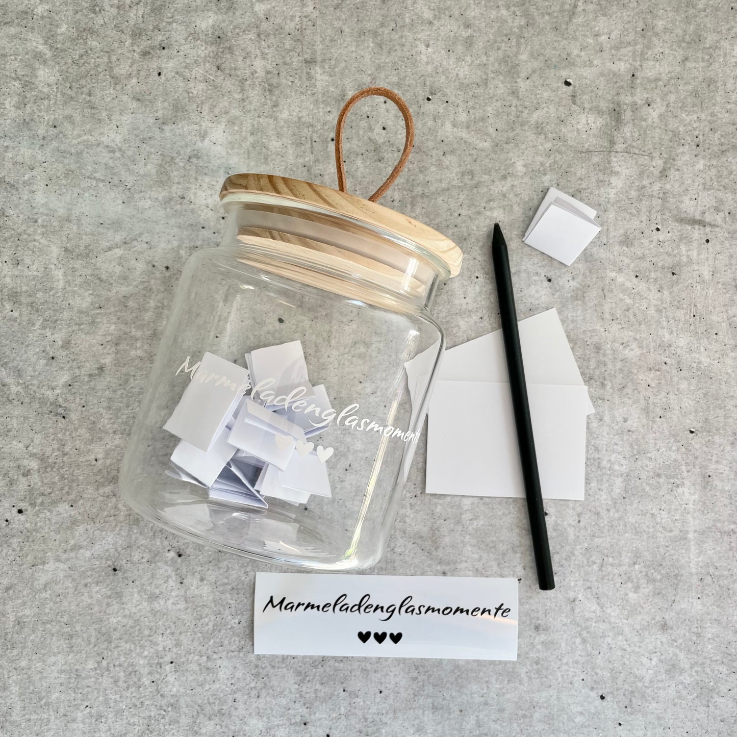 Aufkleber Marmeladenglasmomente | 2er Set