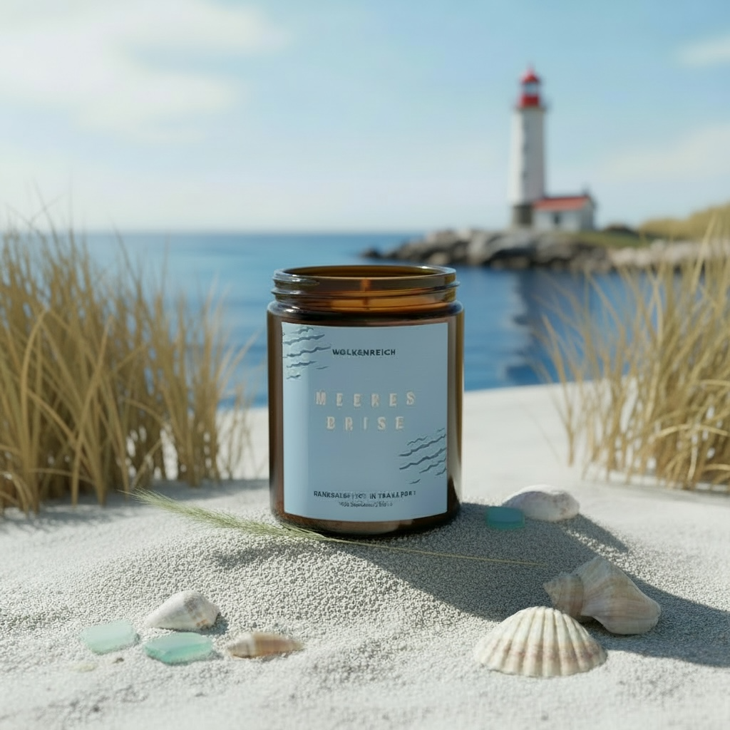 Natürliche Soja-Duftkerzen handgegossen