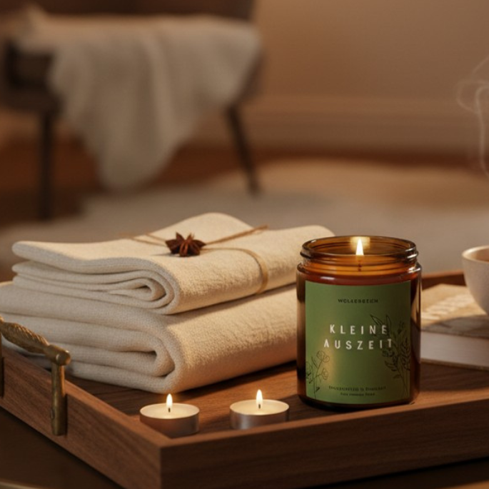 Kleine Auszeit | Spa Erlebnis | Duftkerze, Sojawachs