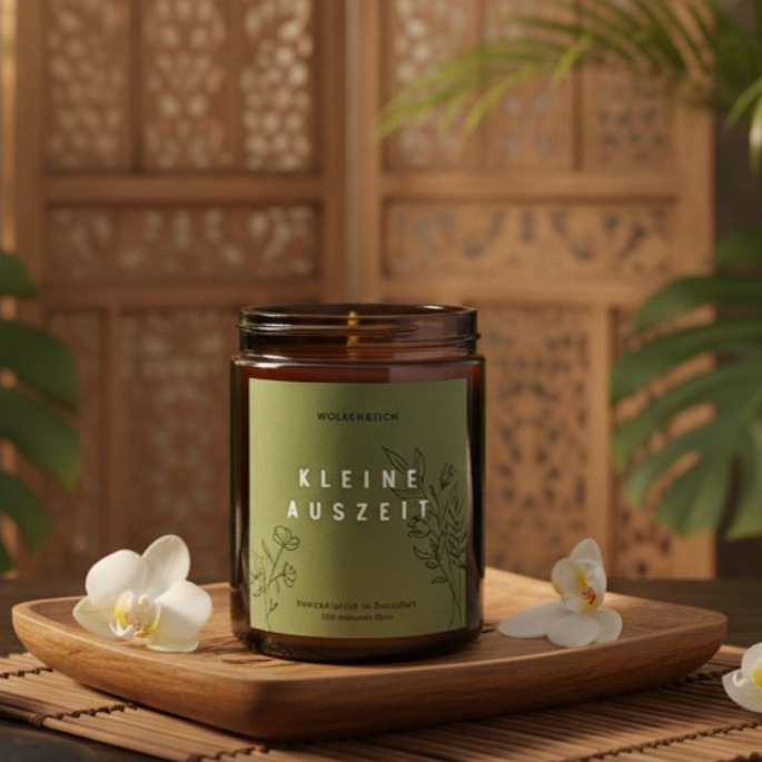 Kleine Auszeit | Spa Erlebnis | Duftkerze, Sojawachs
