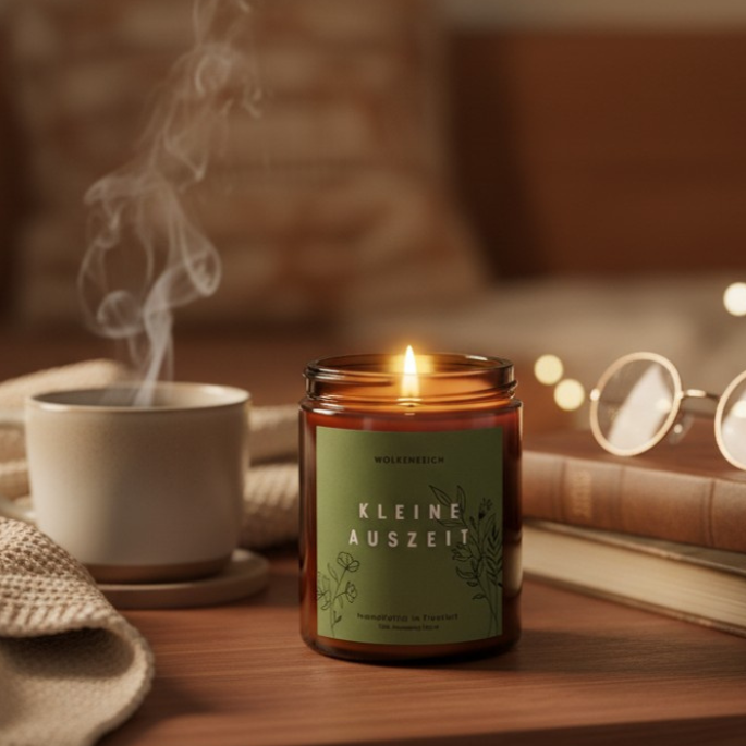 Kleine Auszeit | Spa Erlebnis | Duftkerze, Sojawachs