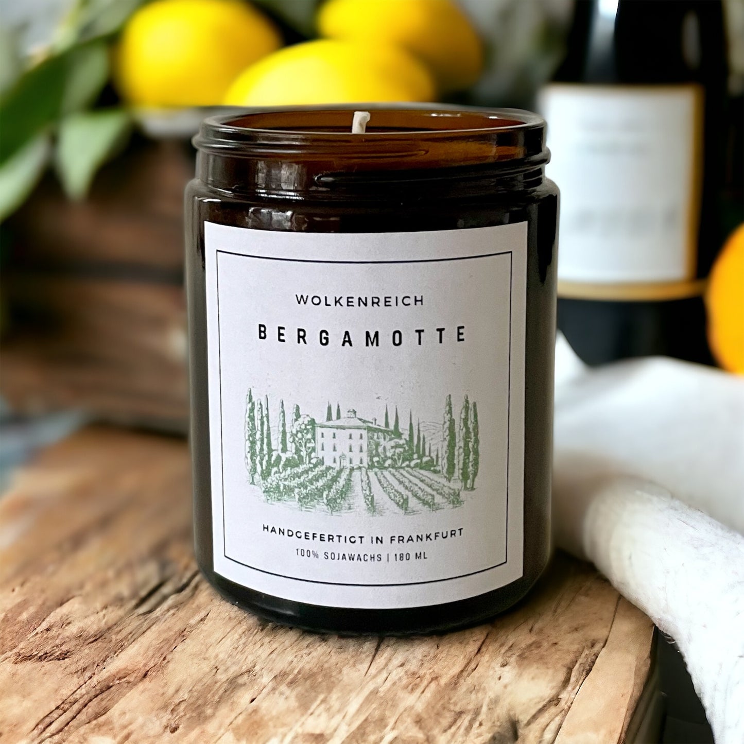 Bergamotte | Duftkerze, Sojawachs