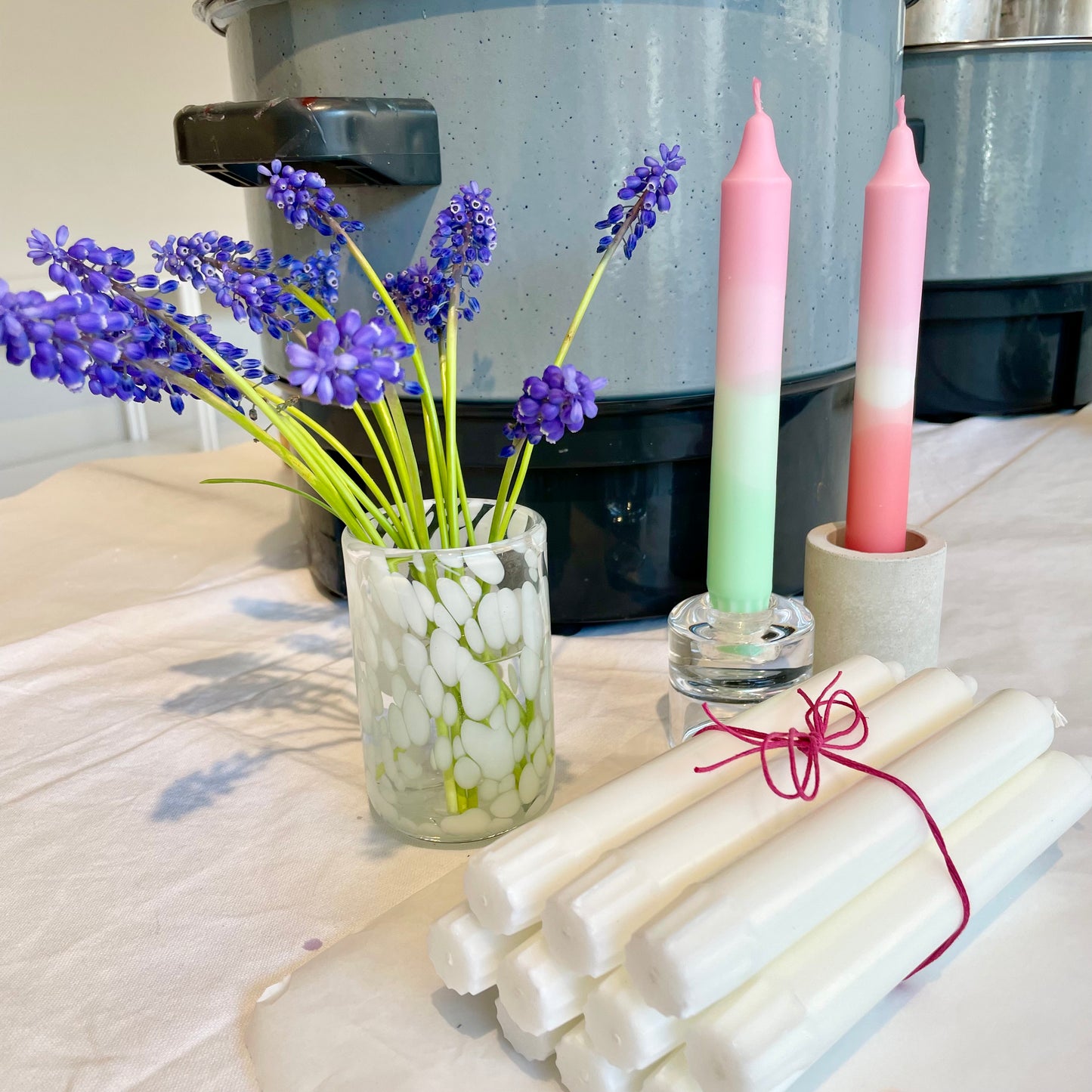 Dip Dye Workshop | Kerzen dippen | Kreativzeit