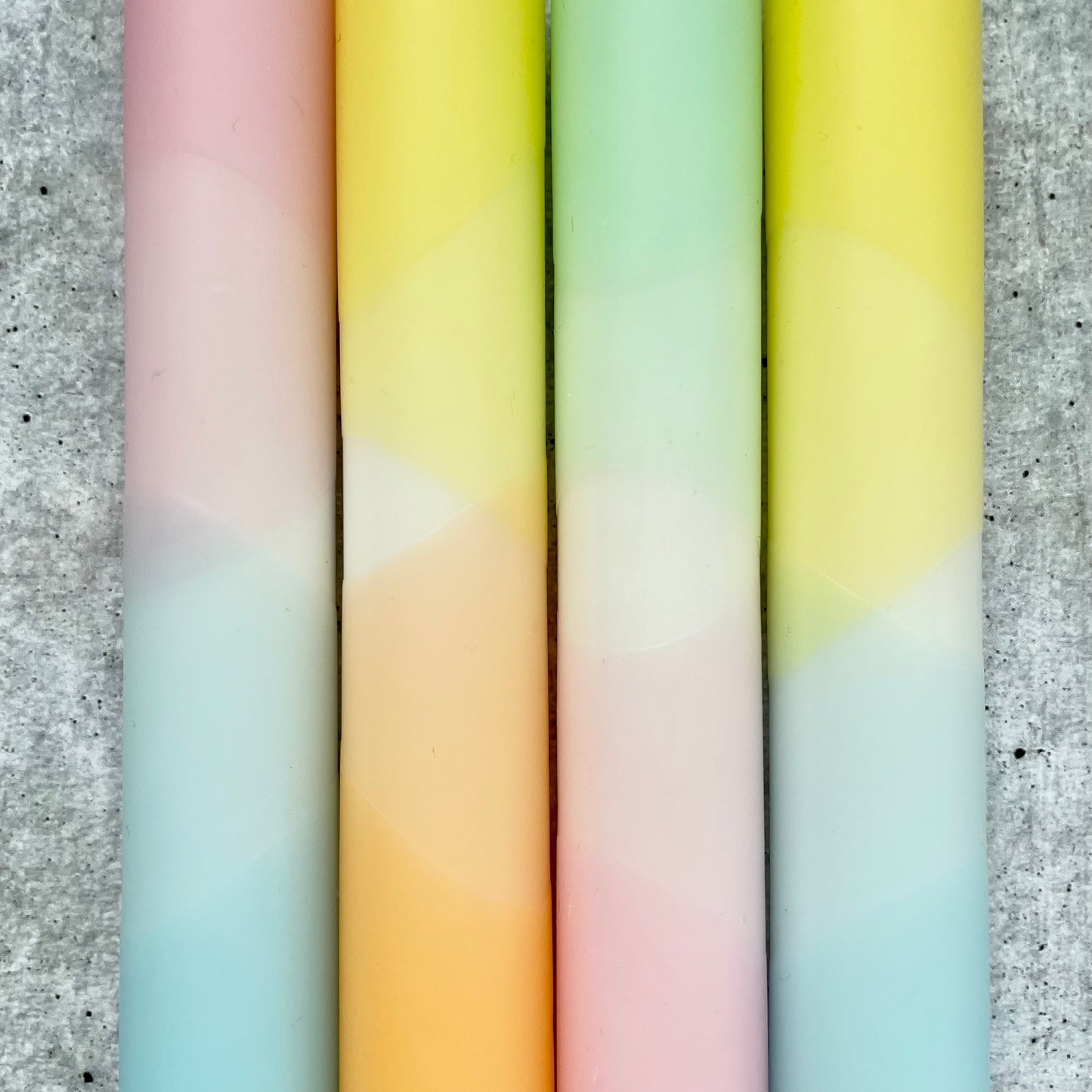 Dip Dye Kerzen | Pastellmix 1 | 4er Set